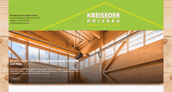 Desktop Screenshot of kreiseder.co.at
